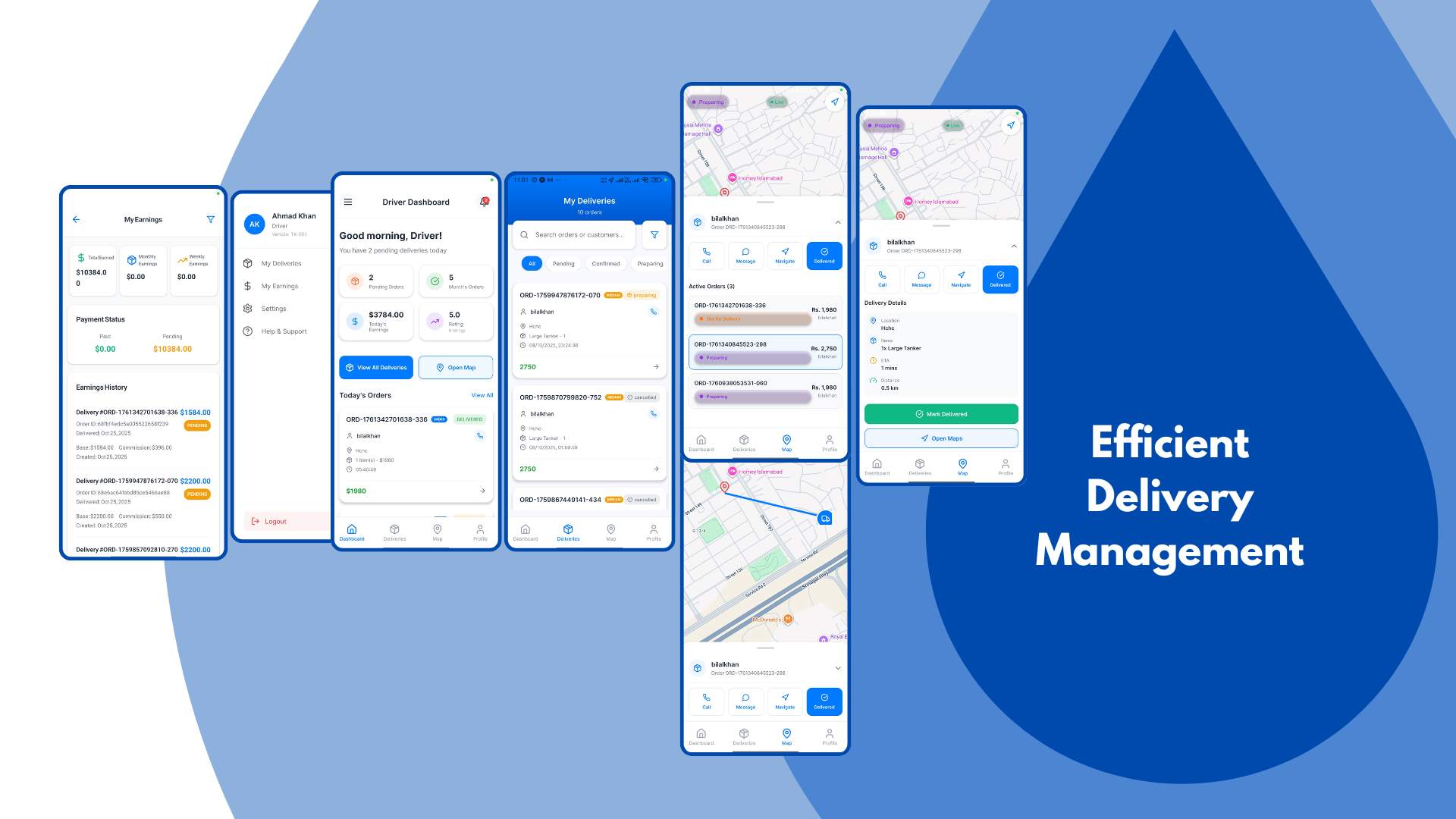 Mobile App for Drivers